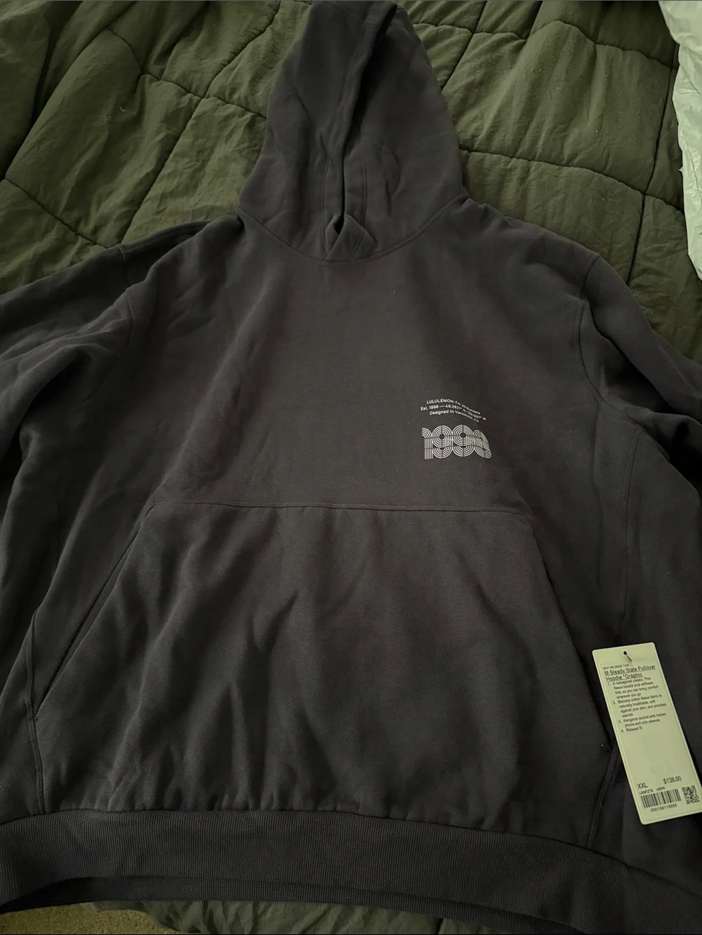 NWT lululemon athletica Black Graphic Hoodie - Picture 1 of 6